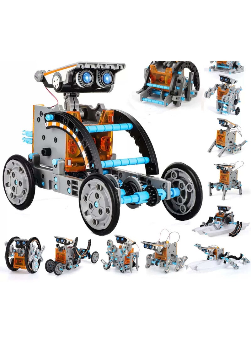 Twisoo DIY Building Solar Robot Toy for Kids – Educational STEM Solar Powered Robot Kit, Plastic Science Construction Learning Set, Creative Engineering Experiment Toy for Boys & Girls - Image 1